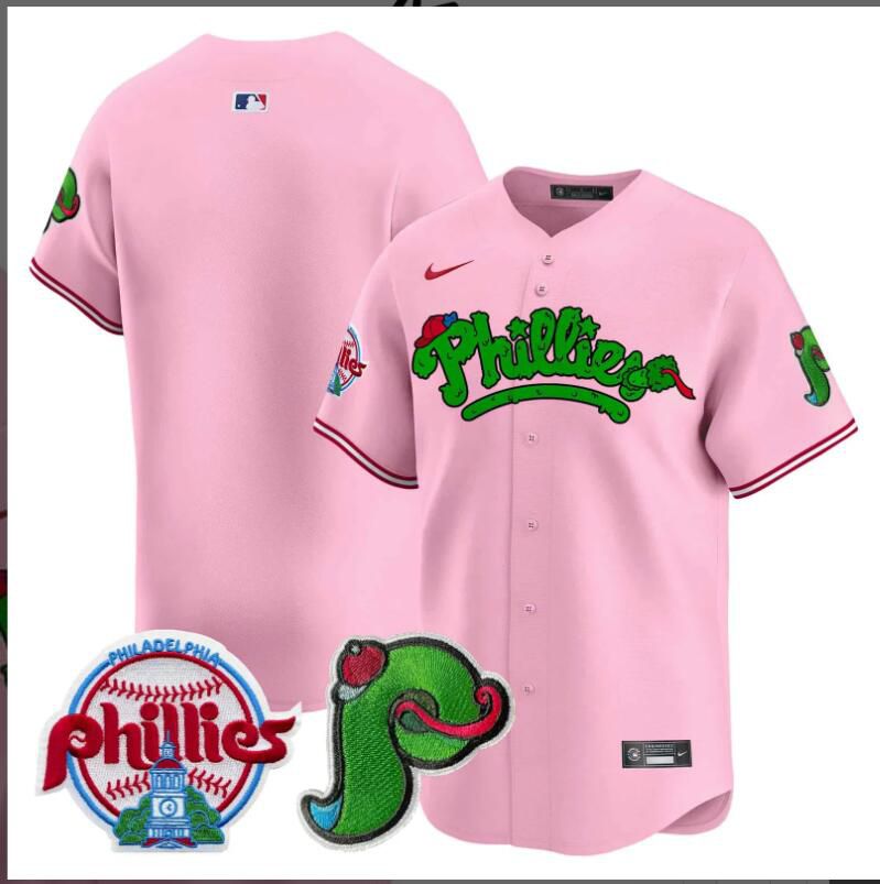 Men Philadelphia Phillies blank pink Limited 2024 MLB Nike jersey